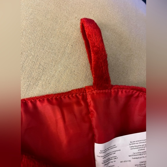 Whimsical Red Xmas stocking. 18" fully lined New excellent condition - Picture 6 of 6